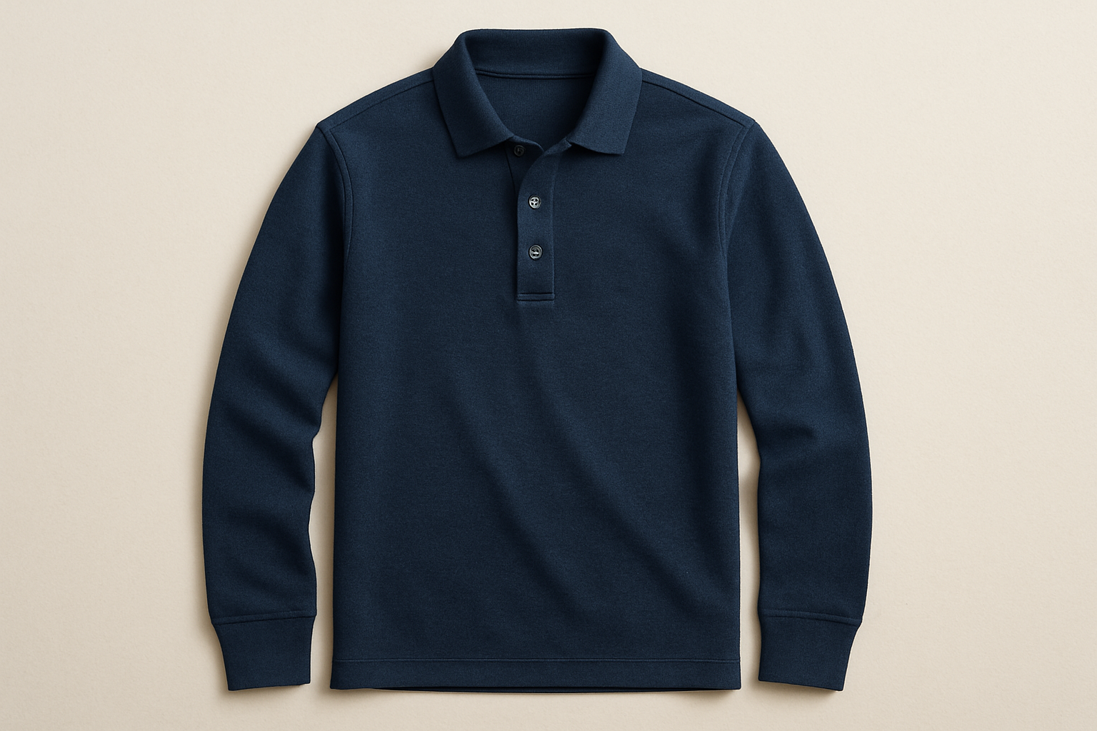 Polo shirt lange mouw